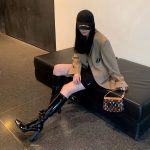 Glossy Square-Toe Knee-High Boots – Slim Fit Patent Leather Boots - Image 4