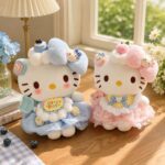 Hello Kitty Pink Cake Plush Keychain
