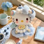 Hello Kitty Pink Cake Plush Keychain - Image 2