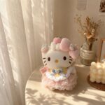 Hello Kitty Pink Cake Plush Keychain - Image 6