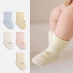 Newborn Baby Cartoon Mid-Calf Socks with Loose Cuff - Image 3