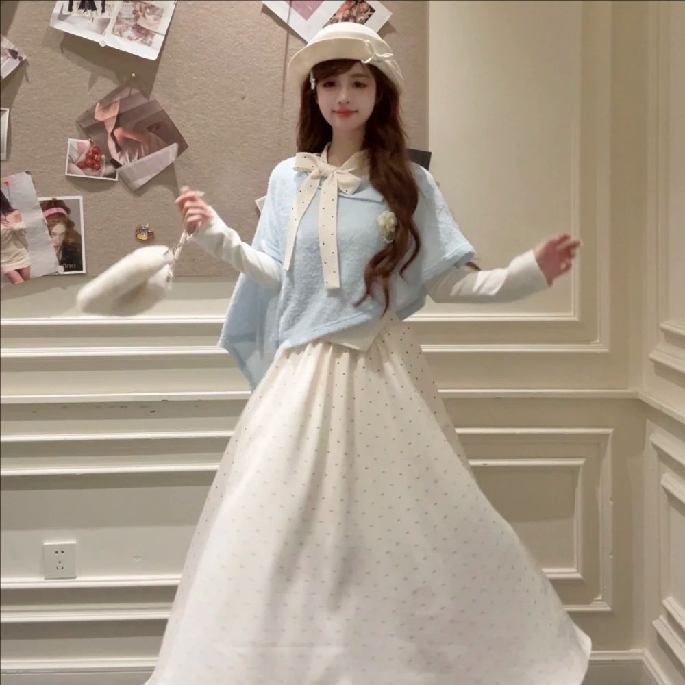 Main Images1 Sweet Cardigan & Skirt Set - Image 1