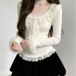 Elegant Waist-Defining Long Sleeve Base Layer Top
