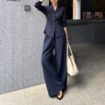 Relaxed Shirt & High-Waist Pants Set - Image 11