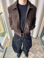 Suede Lapel Safari Jacket - Image 6
