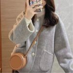 Women’s Fleece-Lined Winter Coat – Pink & Sky Blue - Image 6