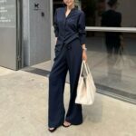 Relaxed Shirt & High-Waist Pants Set - Image 7