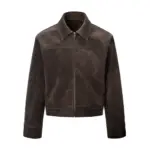 Suede Lapel Safari Jacket - Image 7