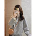 Women’s Fleece-Lined Winter Coat – Pink & Sky Blue - Image 10