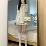 French Style Elegant Floral Mini Dress