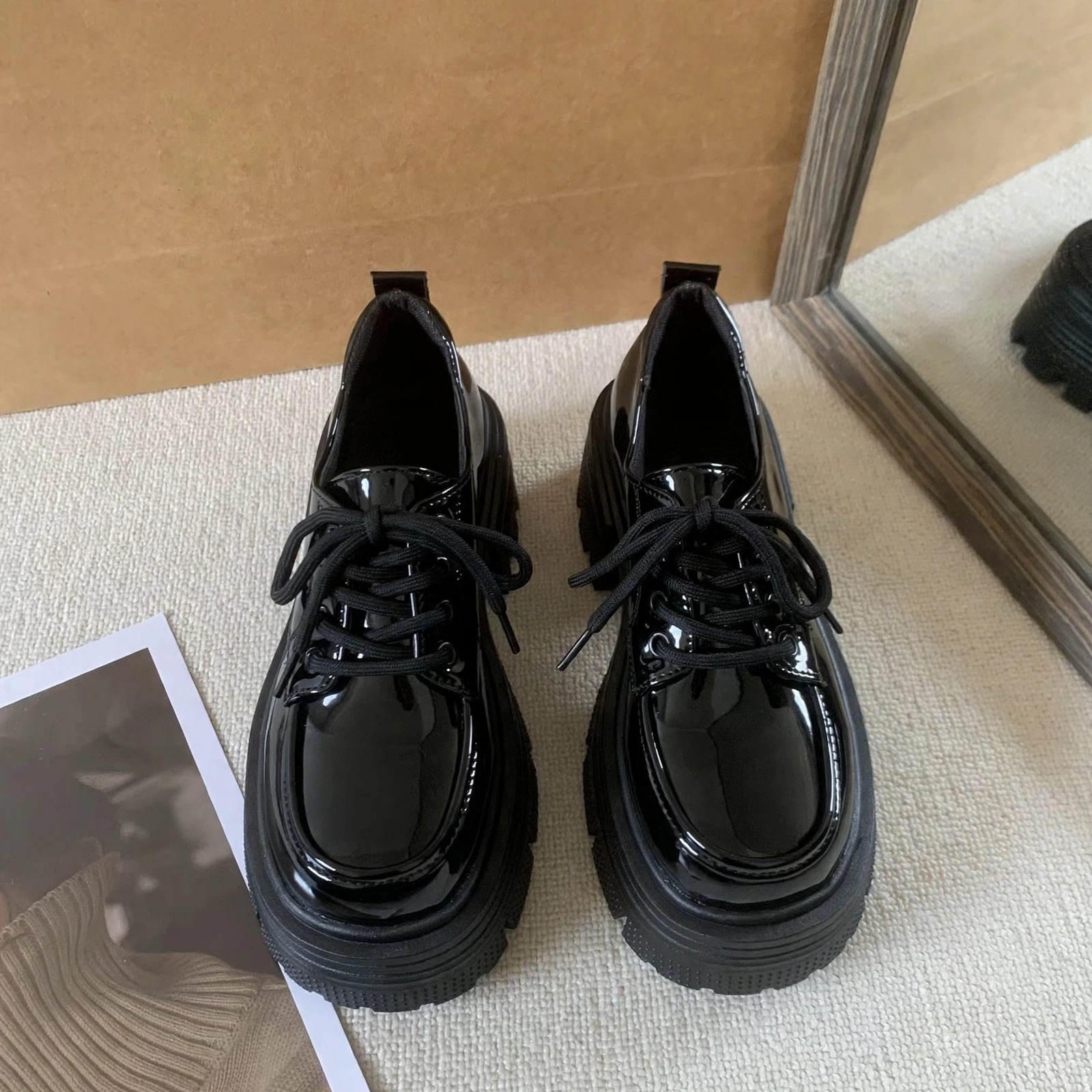 742b2e5a-046a-4afa-a6ff-3614ba4d7838 Chunky Platform Loafers for Women - Image 1