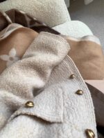 Women’s Round-Neck Tweed Jacket with Quilted Lining - Image 2