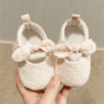 Baby Girl Lace Bow Princess Shoes - Image 3