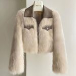 Faux Fur Cropped Jacket - Image 2