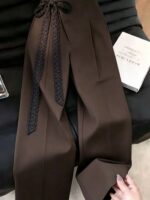High-Waisted Wide-Leg Trousers - Image 3