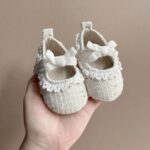 Baby Girl Lace Bow Princess Shoes - Image 5