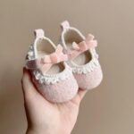 Baby Girl Lace Bow Princess Shoes - Image 7