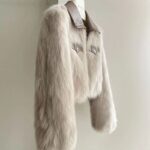 Faux Fur Cropped Jacket - Image 7