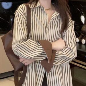 Vintage Oversized Long Sleeve Shirt